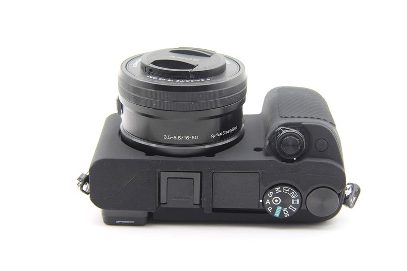 BolinUS A6400 Case, BolinUS Fullbody Ultra-Thin Lightweight Rubber Soft Silicone Housing Case Bag Cover for Sony Alpha A6300 A6400 (Black) - Image 5